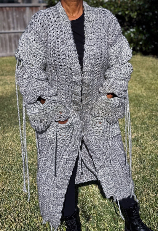 Enchanted Forest Cardigan Crochet Pattern (PDF)