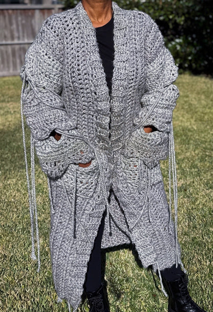 Enchanted Forest Cardigan Crochet Pattern (PDF)